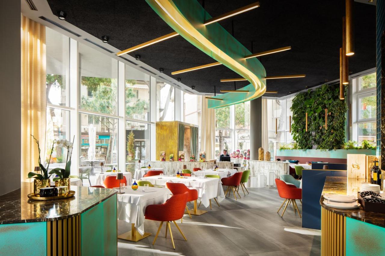 J44 Lifestyle Hotel Lido di Jesolo Eksteriør billede Restaurant interior